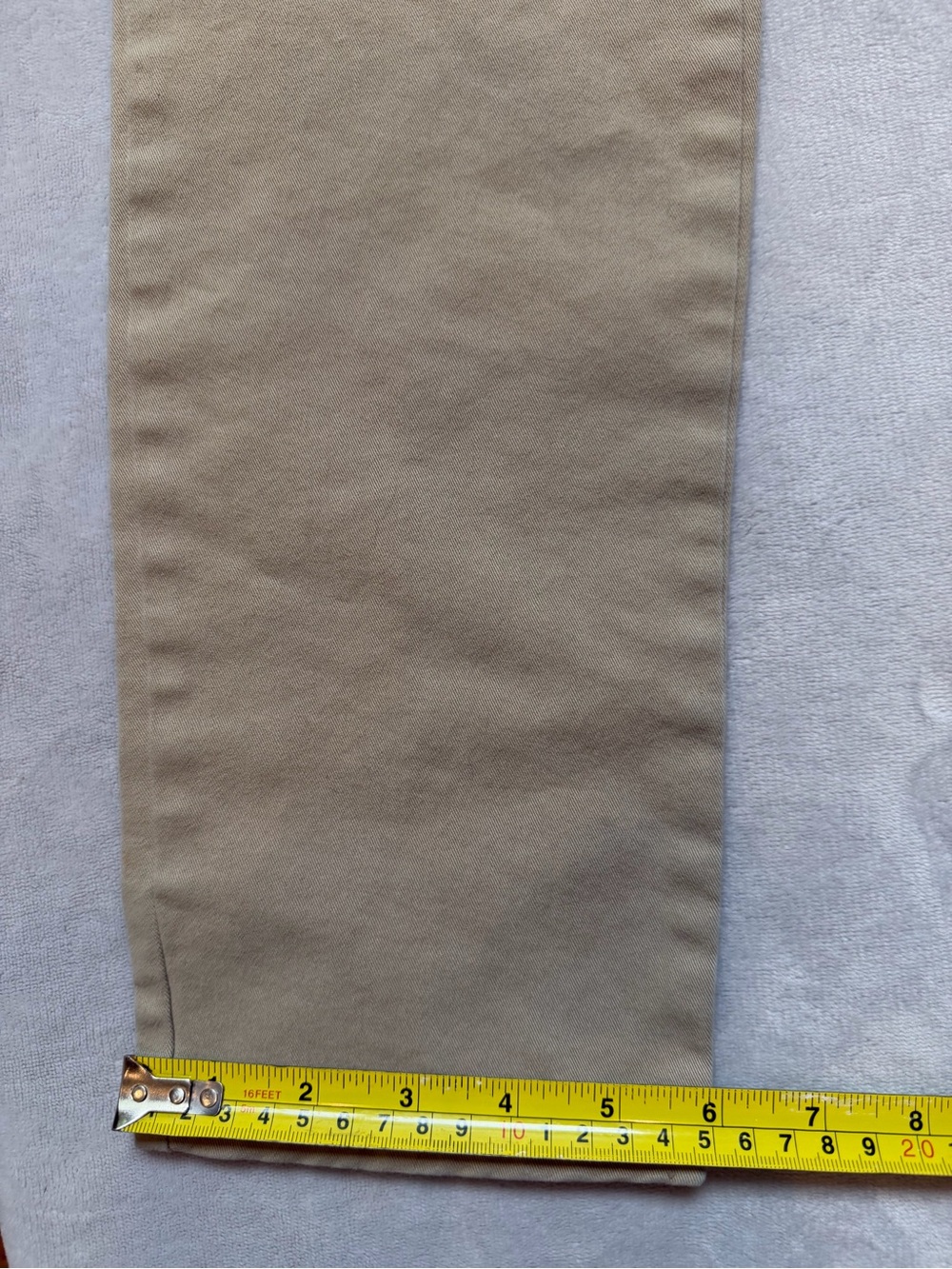 GAP Kids Boy Slim Sz 18 Adjustable Waist Classic Chino Pants Khaki - Picture 10 of 12